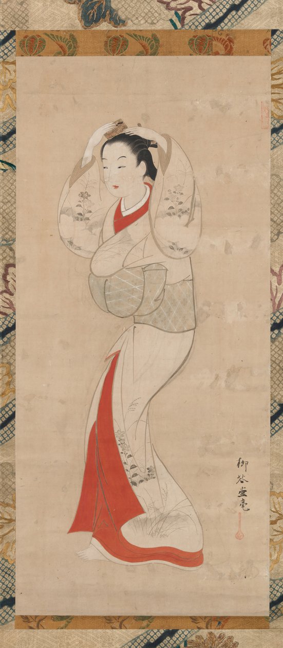 Donna in piedi, 1740s da Ryukado