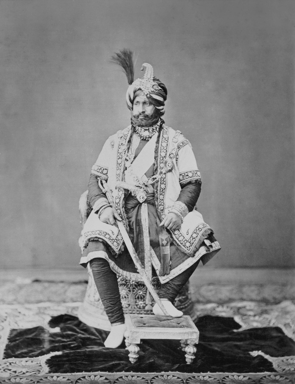 Maharaja di Jammu e Kashmir, 1877 da S. and Shepherd, C. Bourne