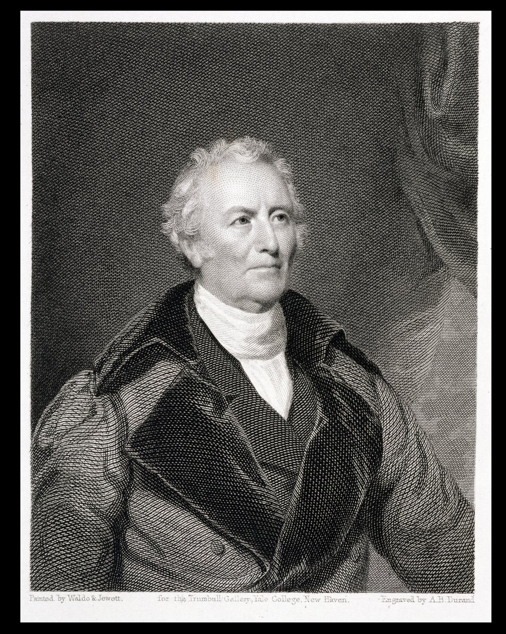 John Trumbull (1756-1843) inciso da Asher Brown Durand (1796-1886) da S.L. and Jewitt, T.O.S. Waldo