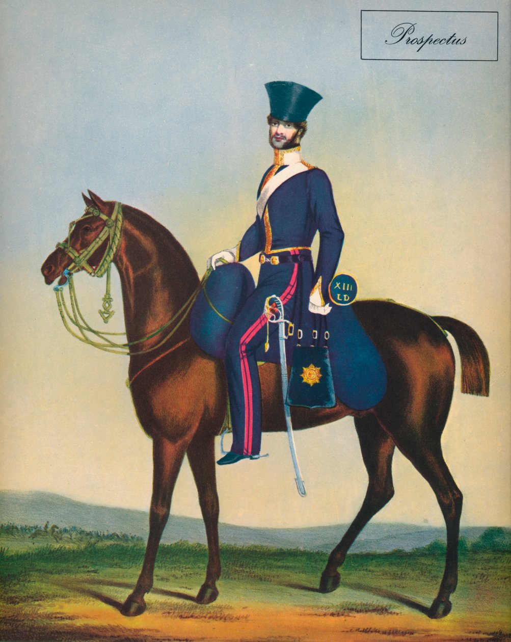 13th Light Dragoons, c1830 da S Eschauzier