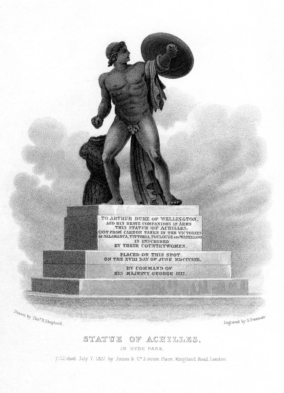 Statua di Achille, Hyde Park, Londra, 1827 da S. Freeman
