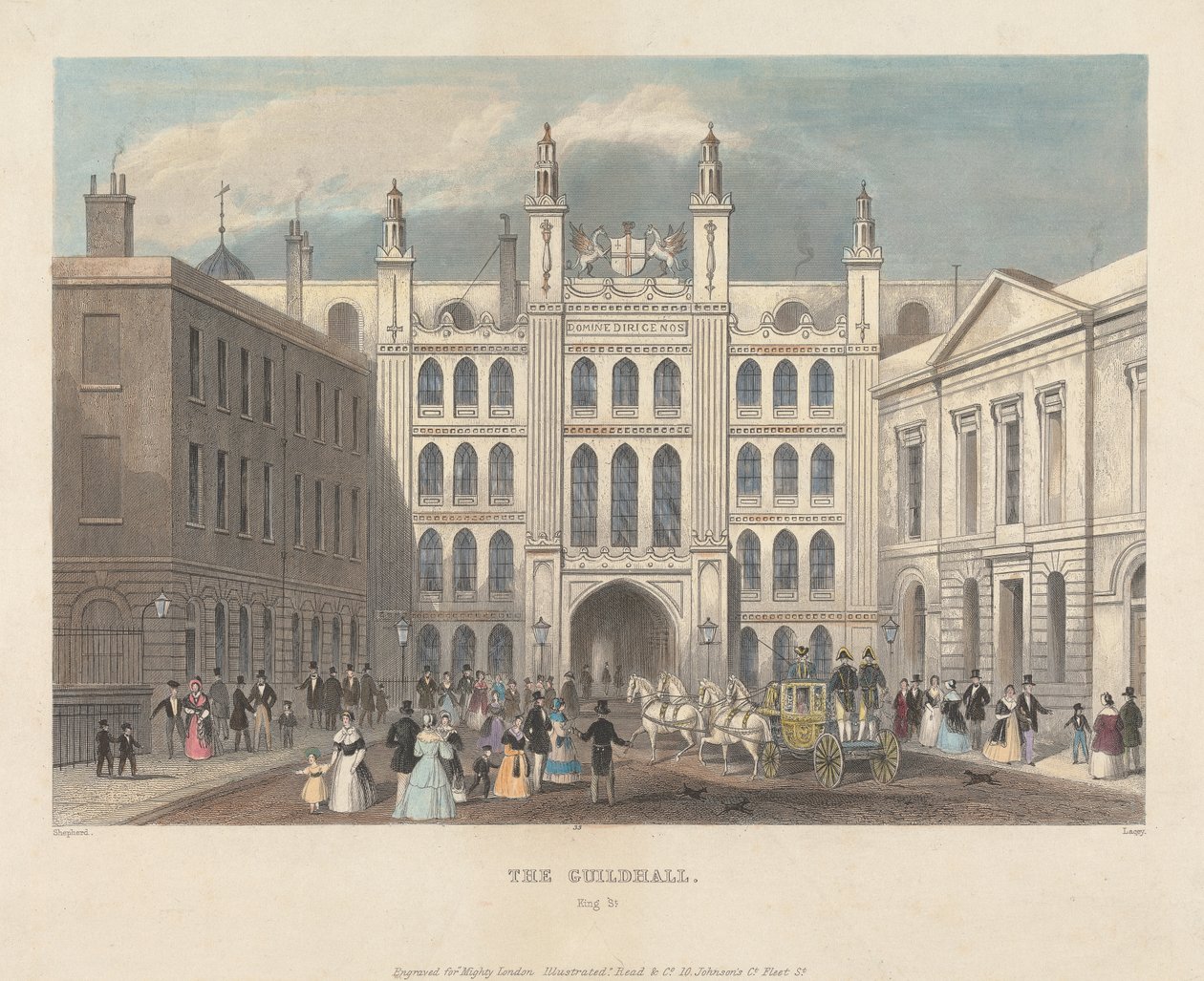 Guildhall, King Street da S. Lacey