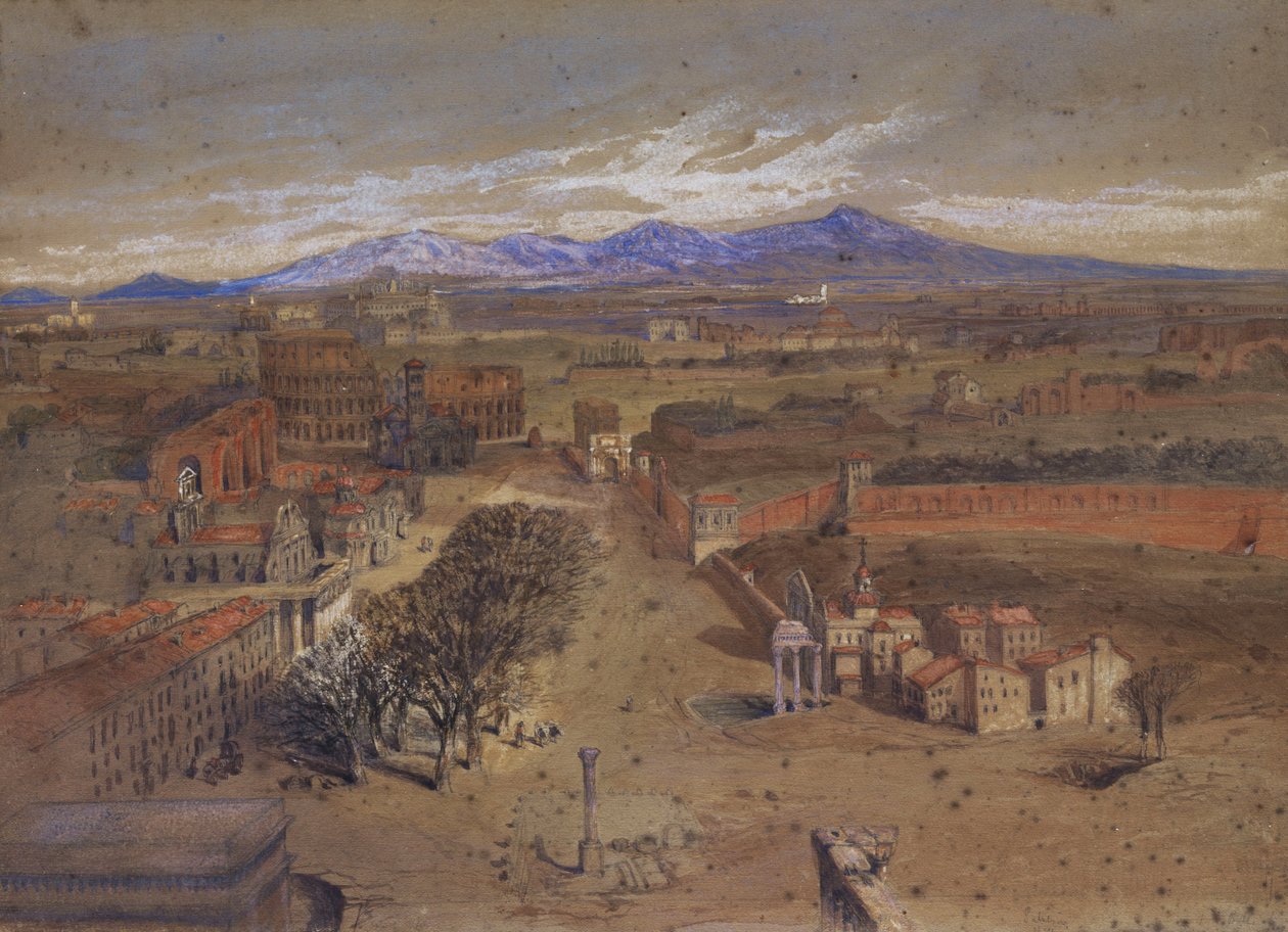 Vista del Foro di Roma da Sabatini