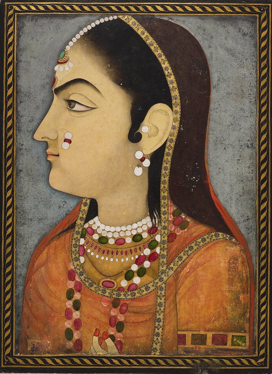 Ritratto di una signora, c1800 da Sahib Ram