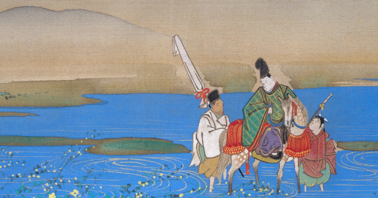 Sei fiumi gioiello Mu-Tamagawa, ca. 1839 da Sakai Oho