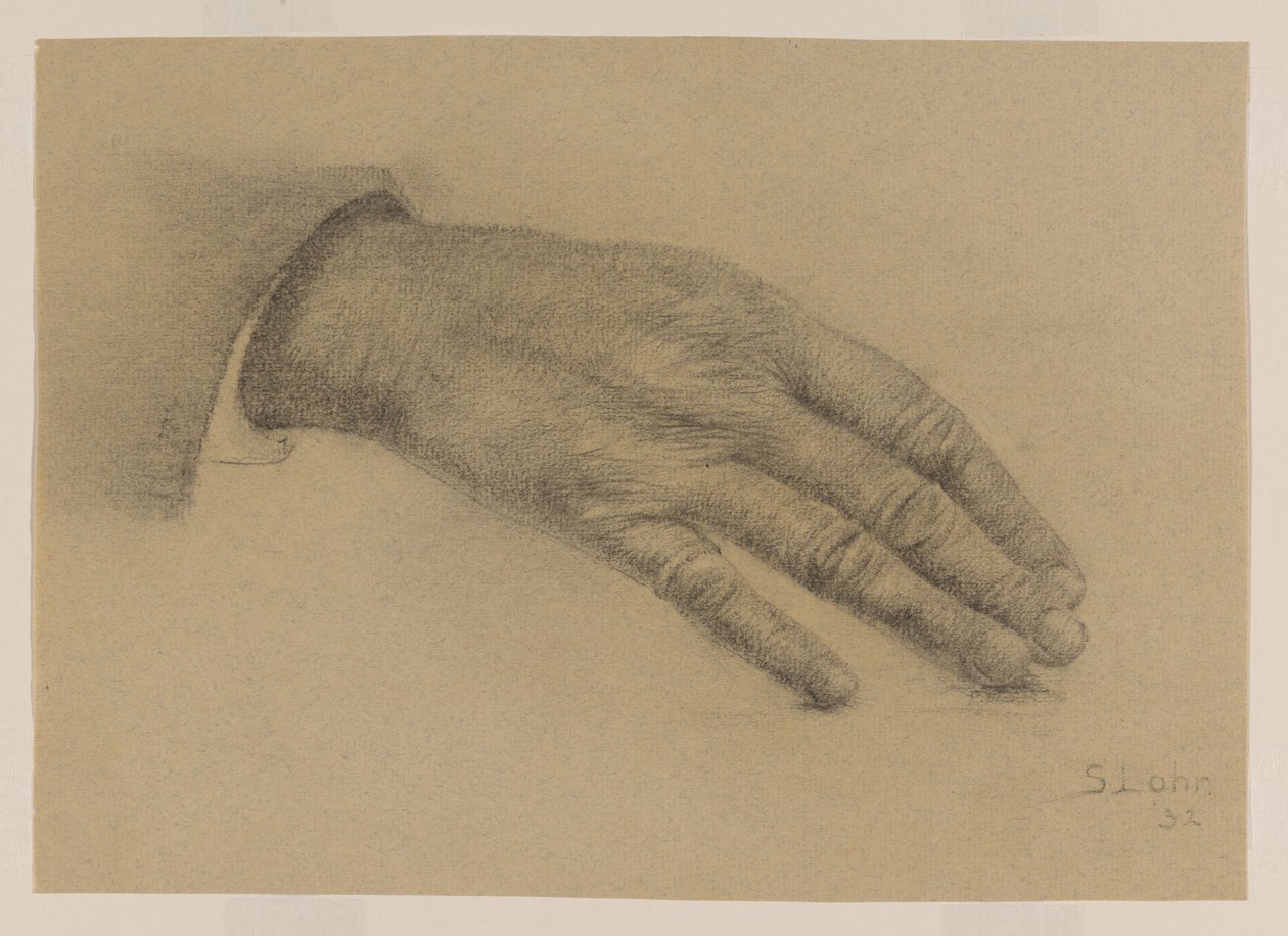 Studio di mano distesa da Sally Lohr (signed by artist)