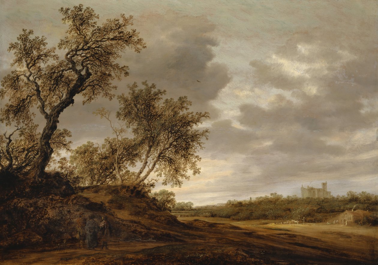 Sulla via di Emmaus da Salomon van Ruisdael or Ruysdael