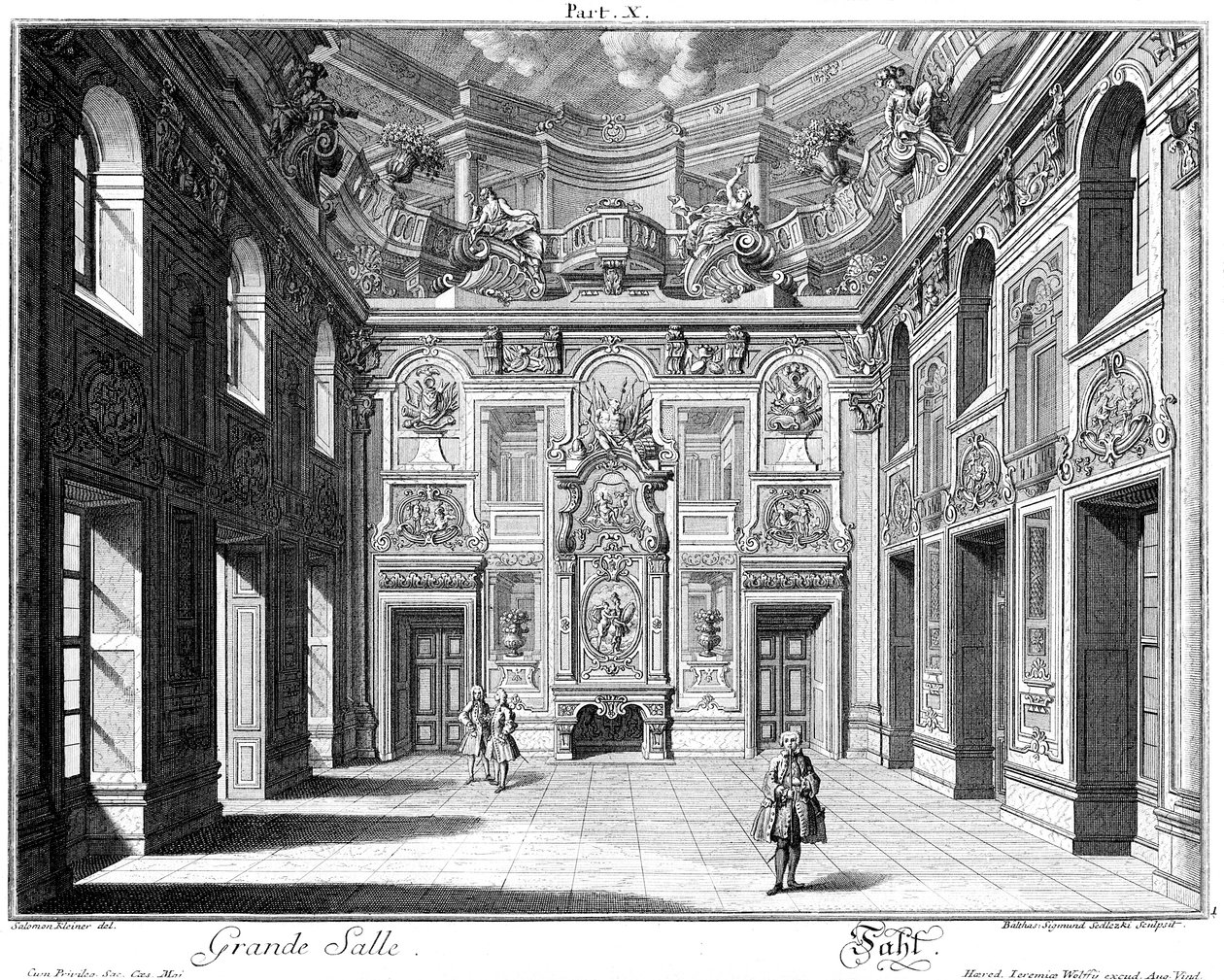 Sala di marmo da Salomon Kleiner