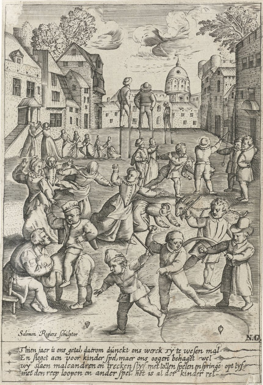 Giochi dei bambini da Salomon Rogiers