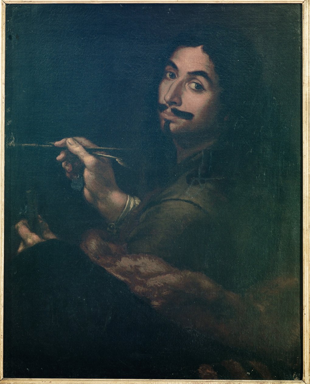 Autoritratto, c.1642 da Salvator Rosa