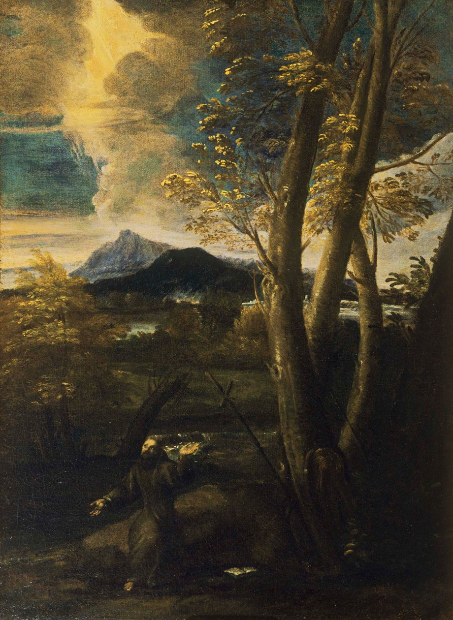 San Francesco in estasi da Salvator Rosa
