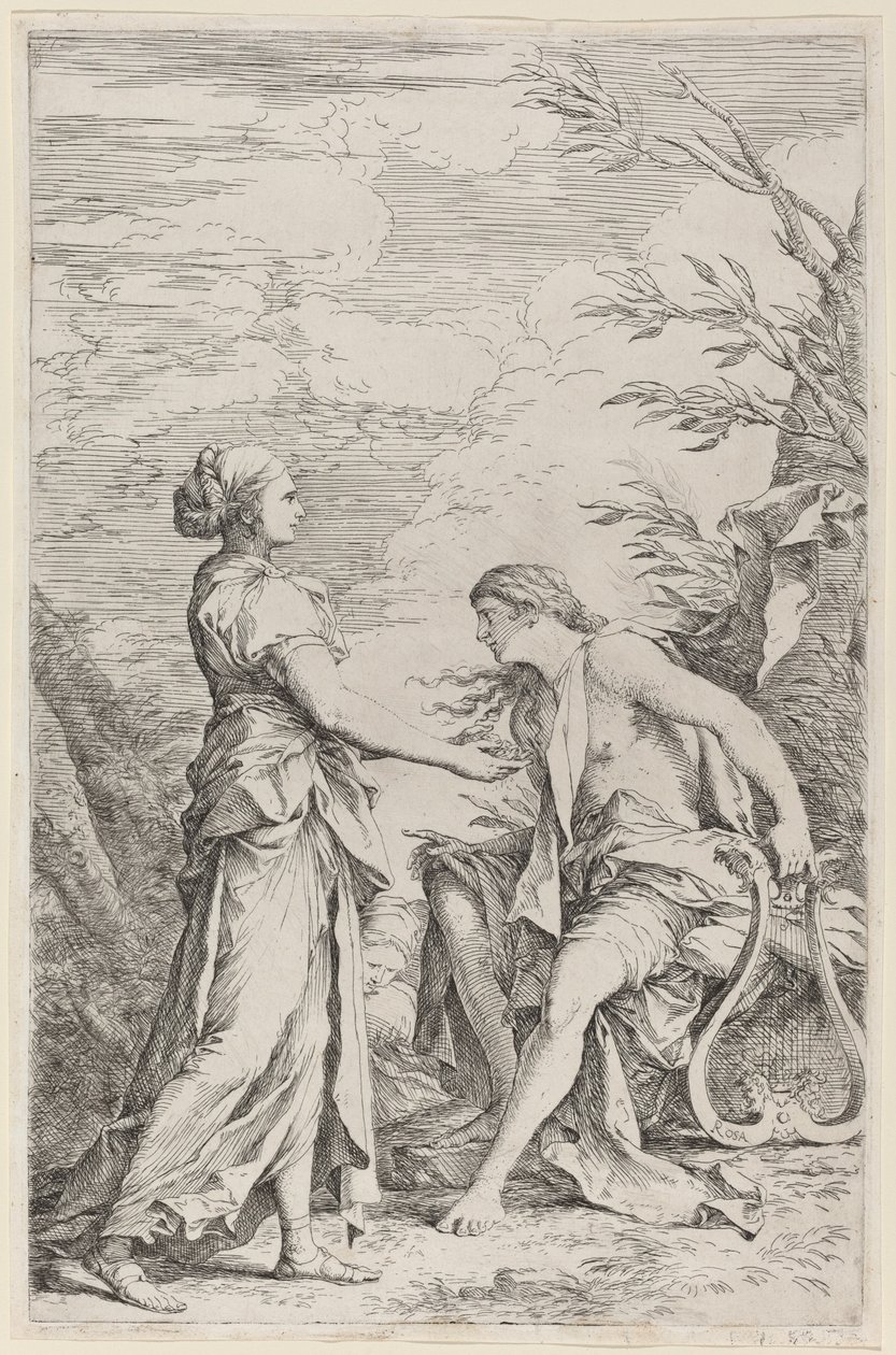 Apollo e la Sibilla Cumana da Salvator Rosa