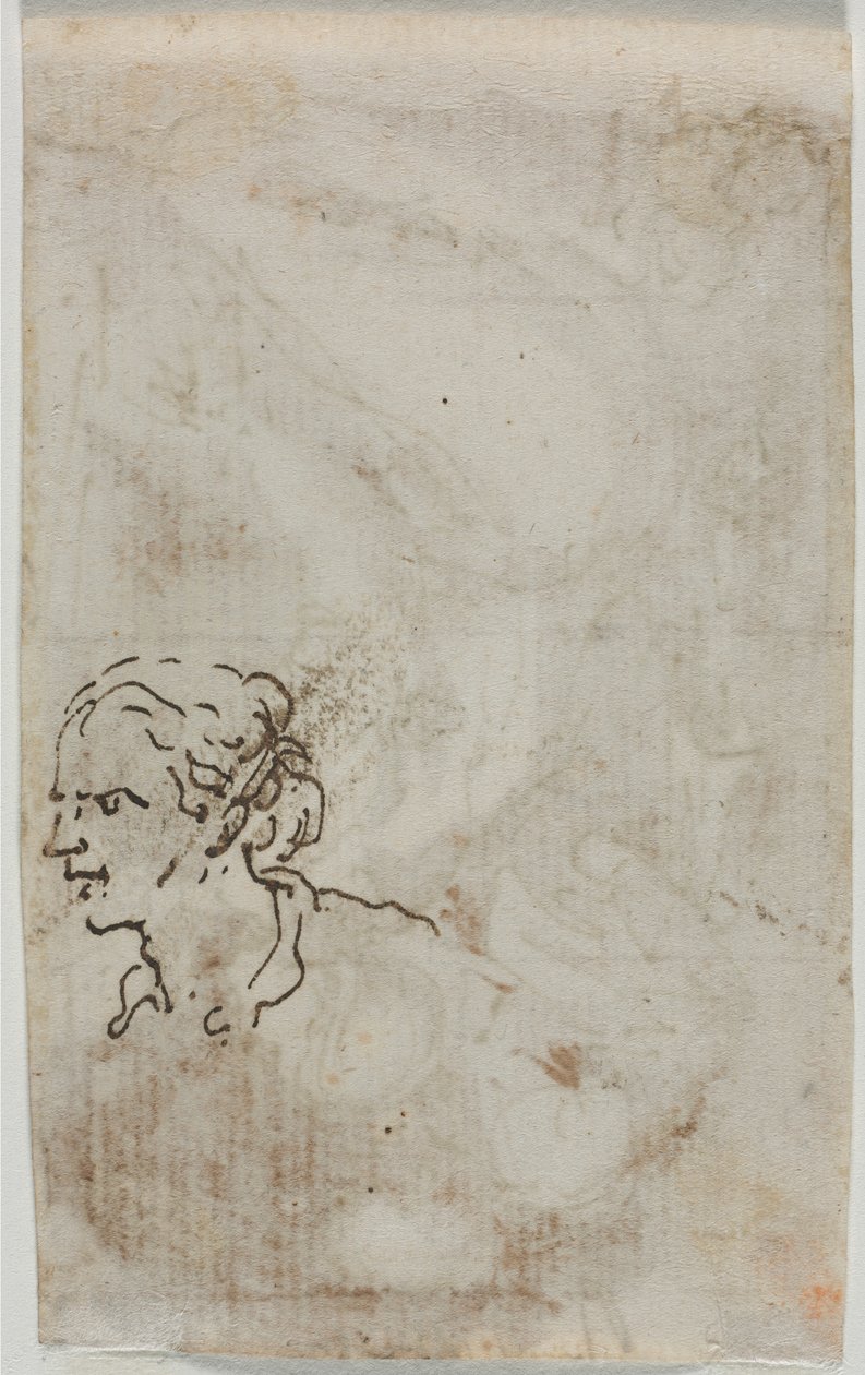 Studi di figure (verso) da Salvator Rosa