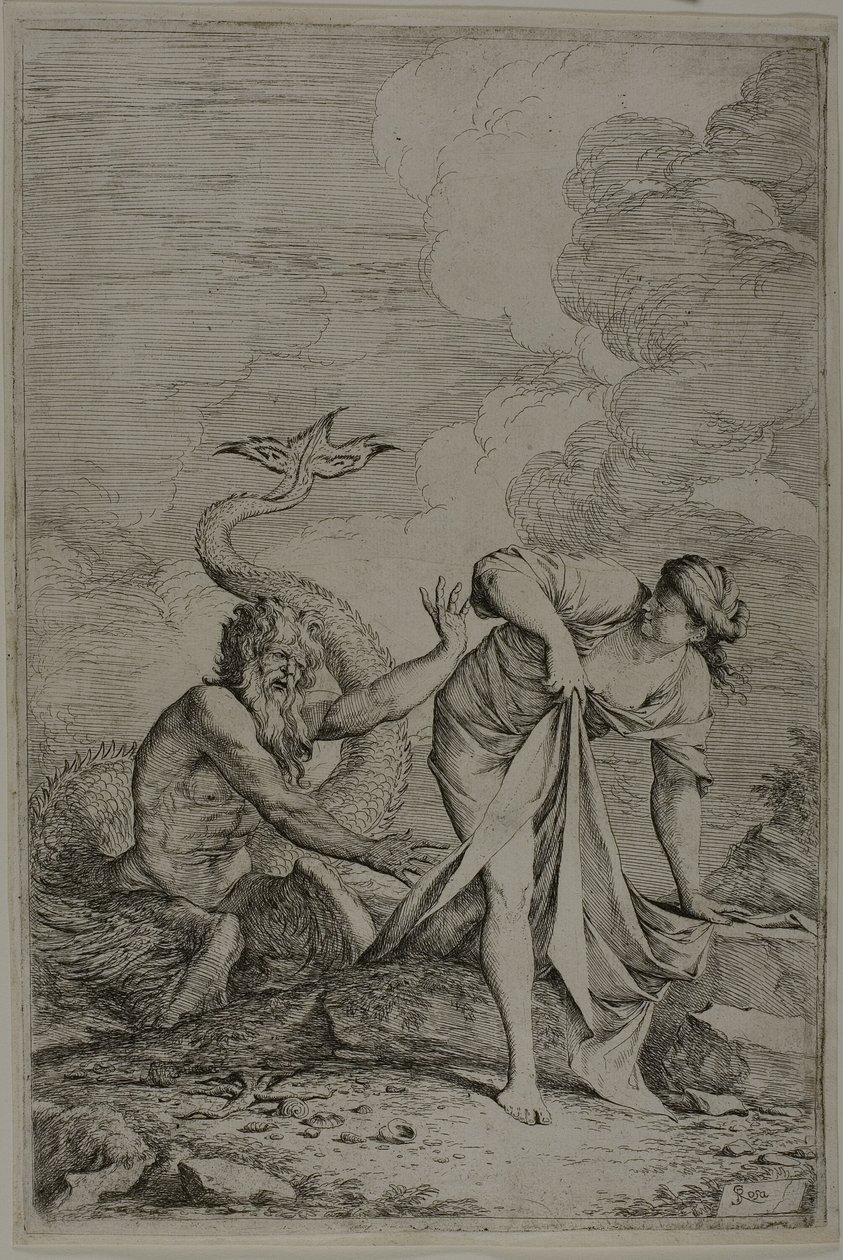 Glauco e Scilla da Salvator Rosa