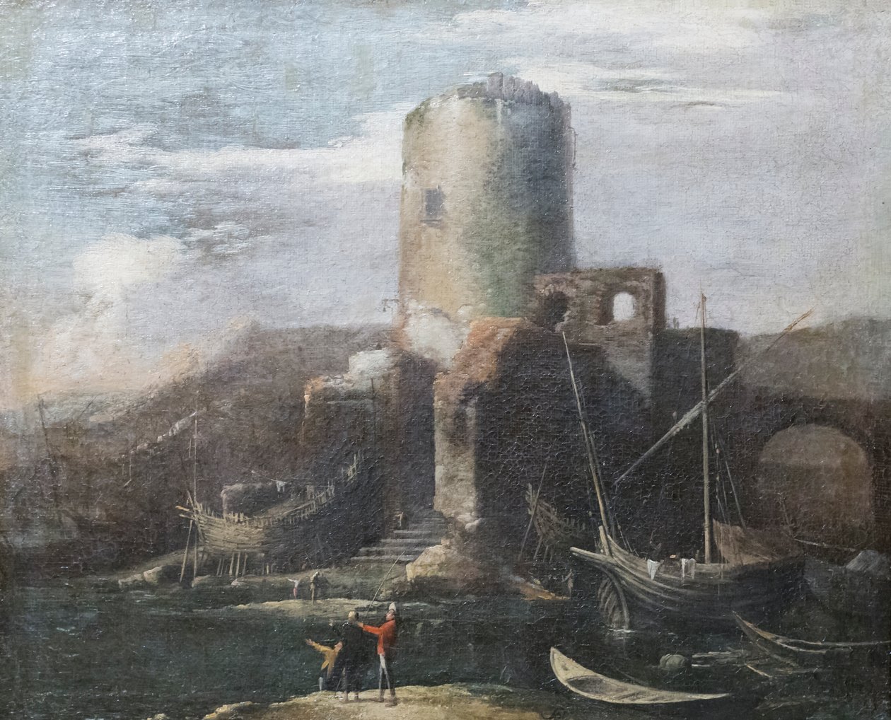 Paesaggio con rovine da Salvator Rosa