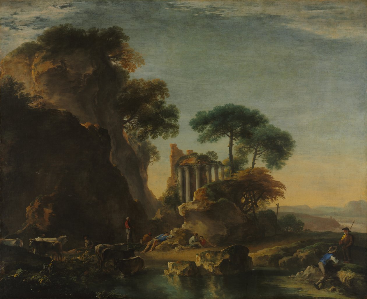 Rovine in un Paesaggio Roccioso da Salvator Rosa