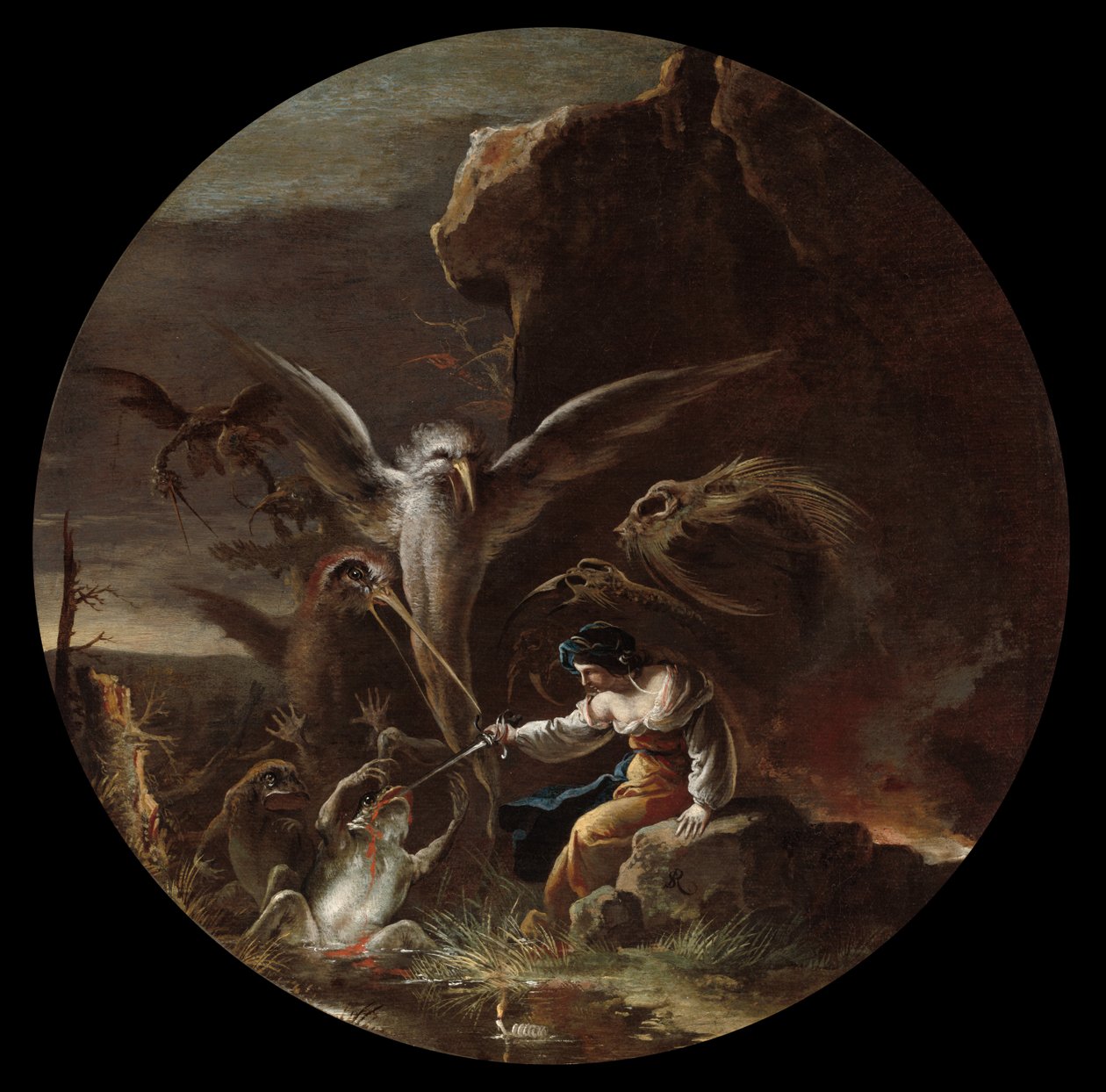 Scene di stregoneria, c. 1645-1649 da Salvator Rosa