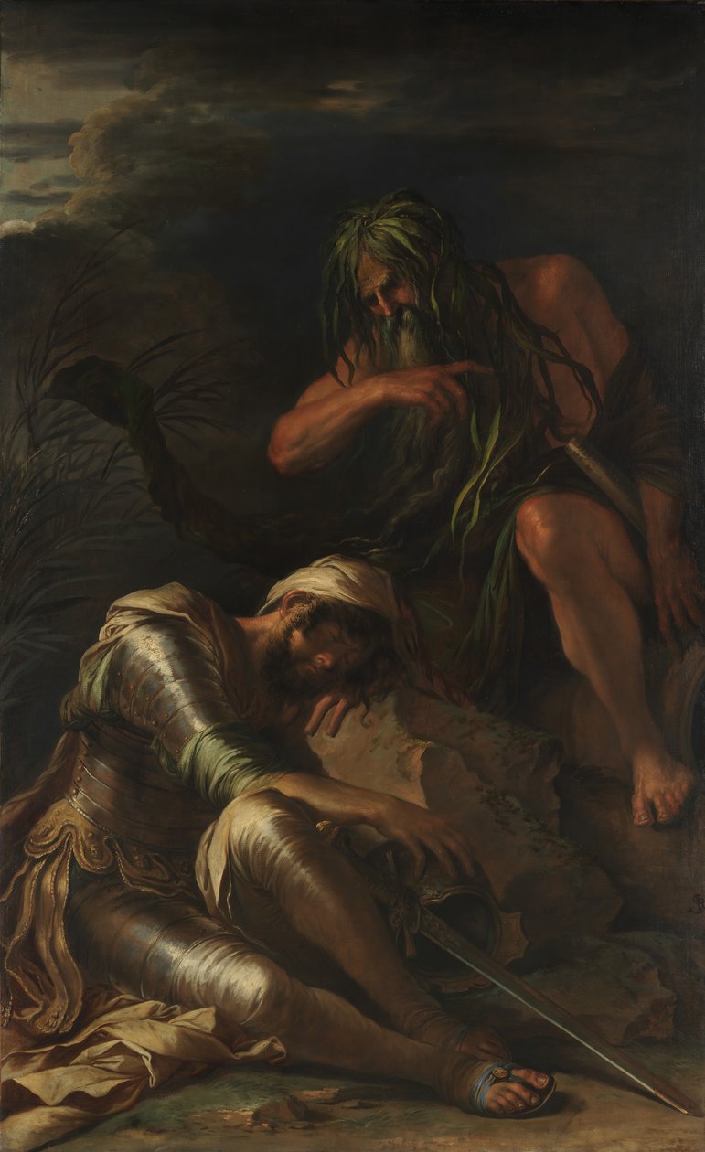 Il sogno di Enea, 1660-65 da Salvator Rosa