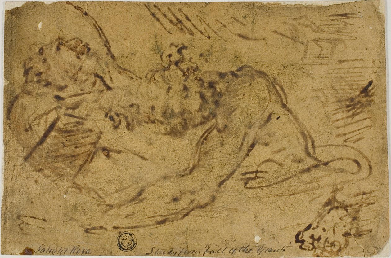 Due figure da presa da Salvator Rosa