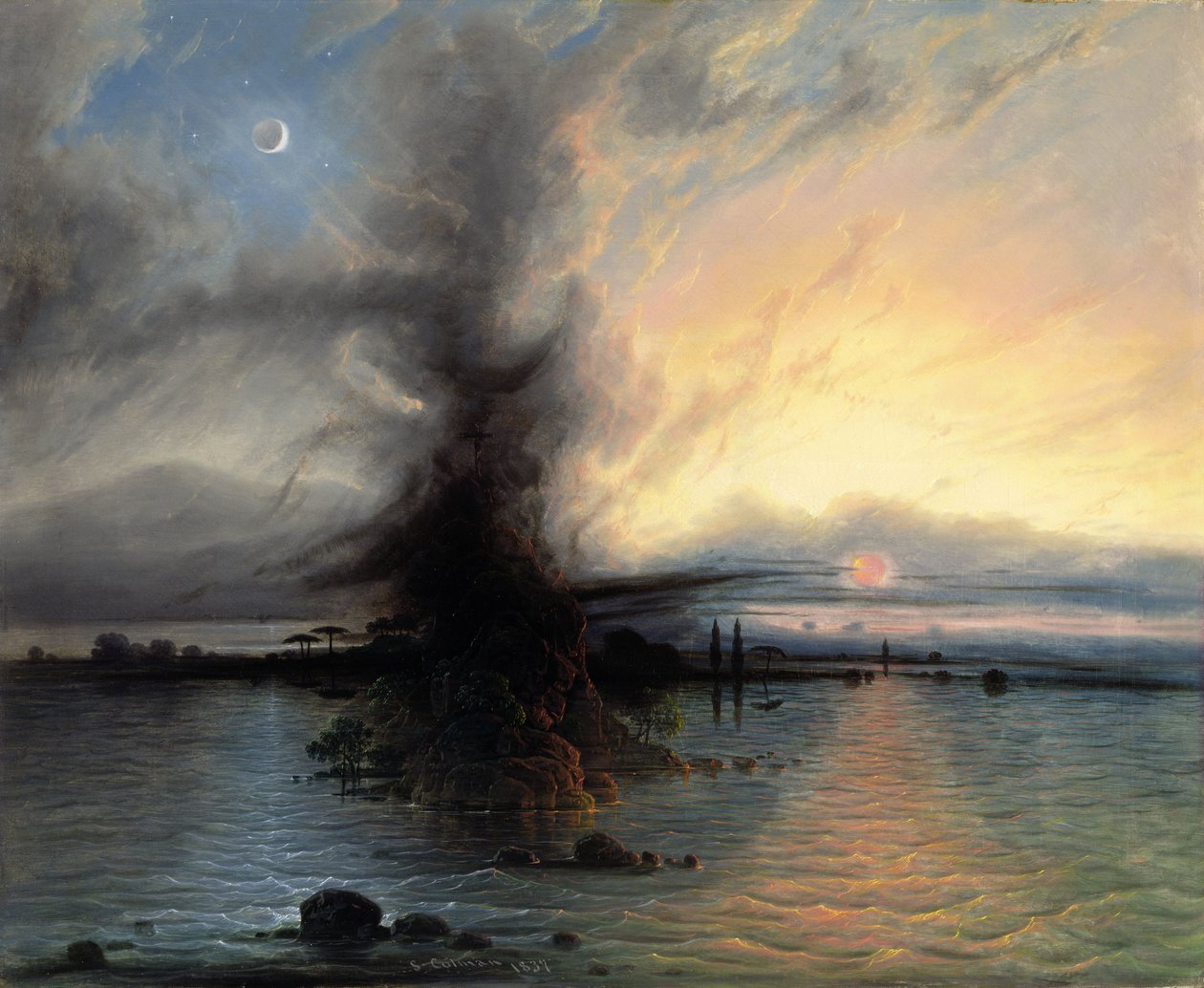La Roccia della Salvezza, 1837 da Samuel Colman