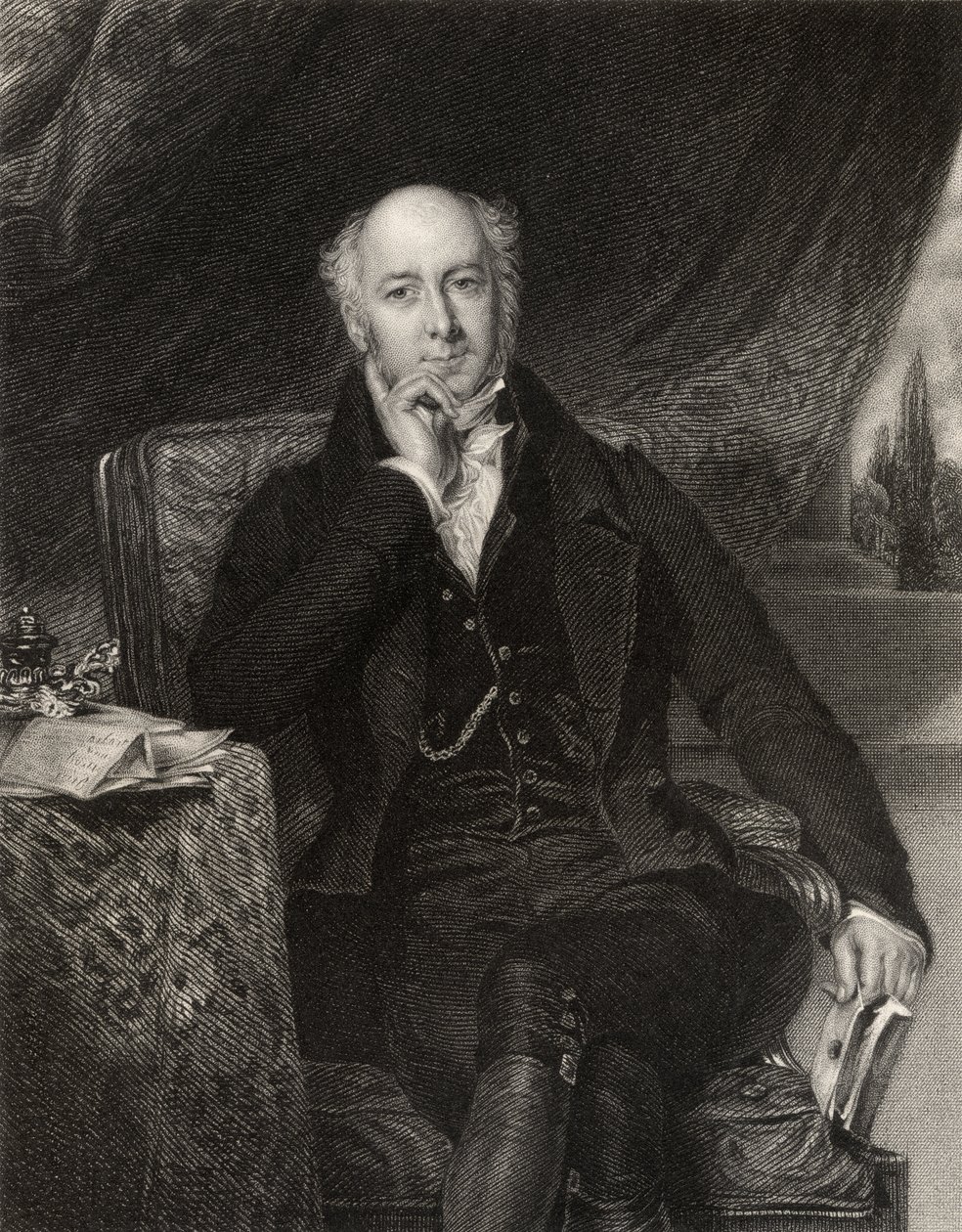 Sir Charles Mansfield Clarke, inciso da J. Cochran, da 