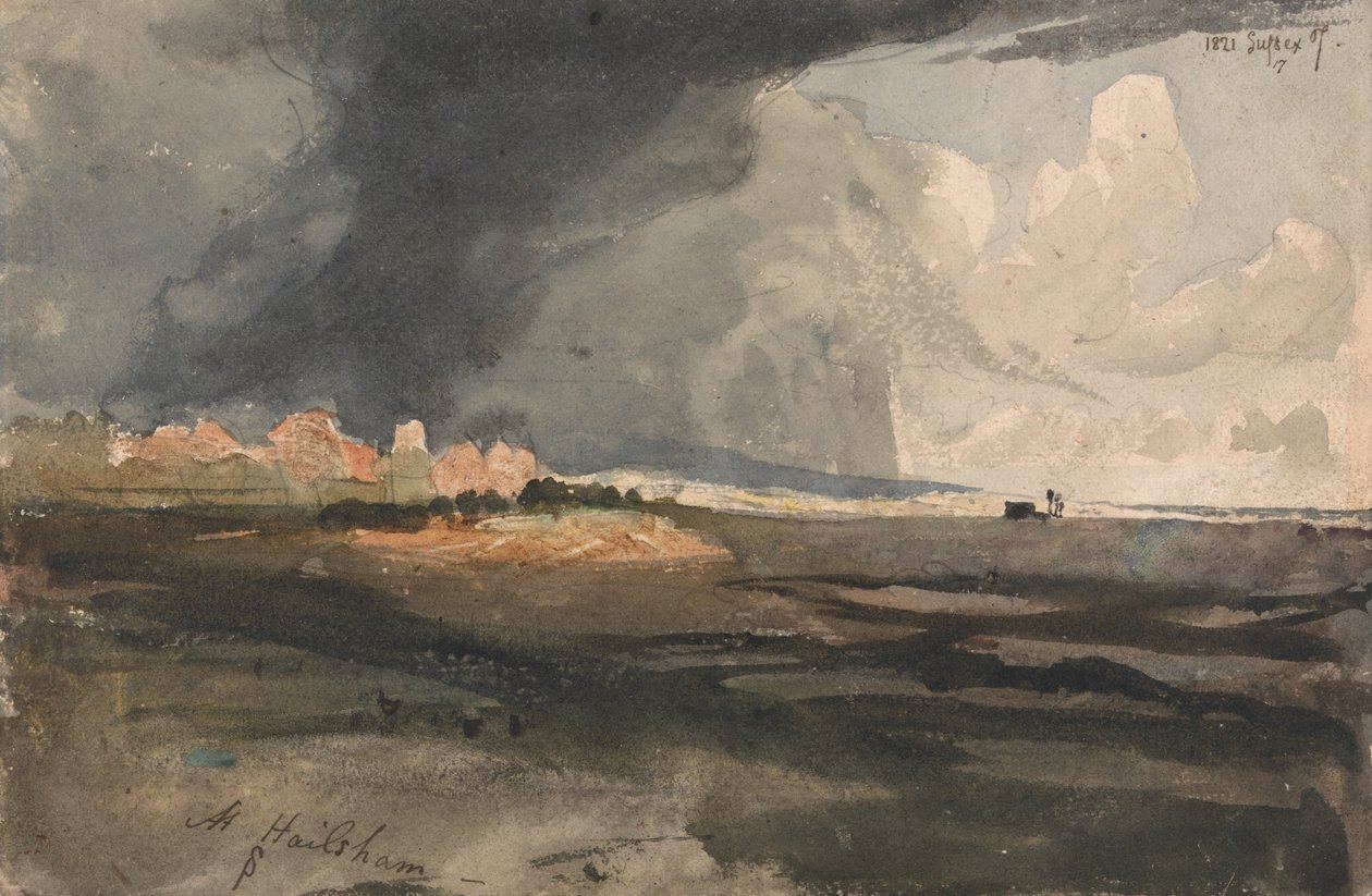 A Hailsham, Sussex - Una Tempesta in Arrivo da Samuel Palmer