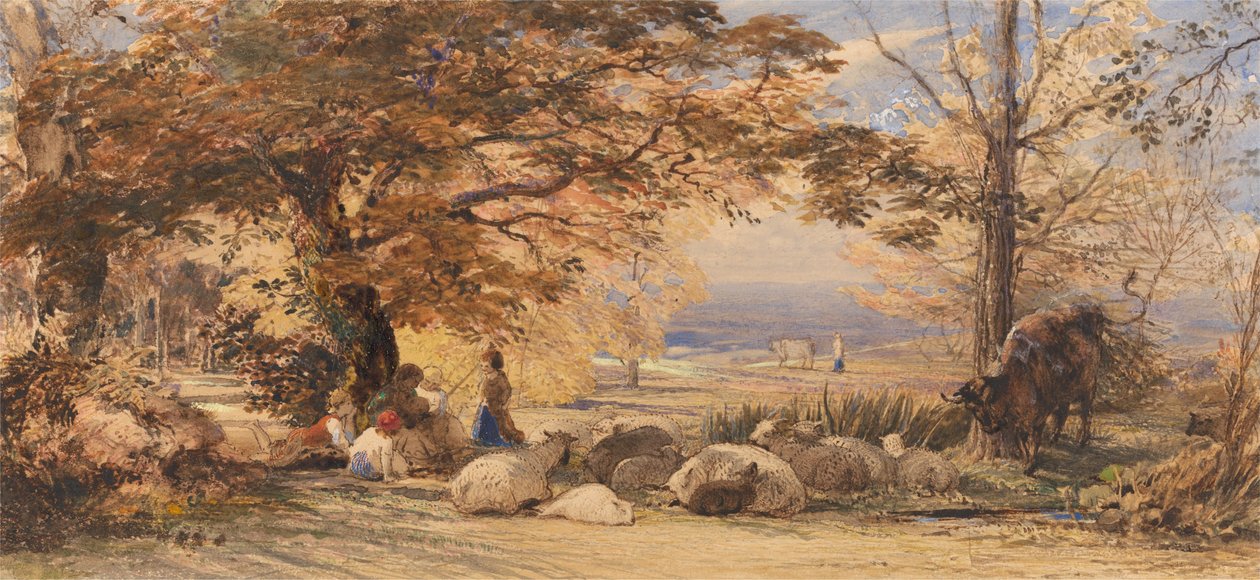 Contentezza rustica da Samuel Palmer