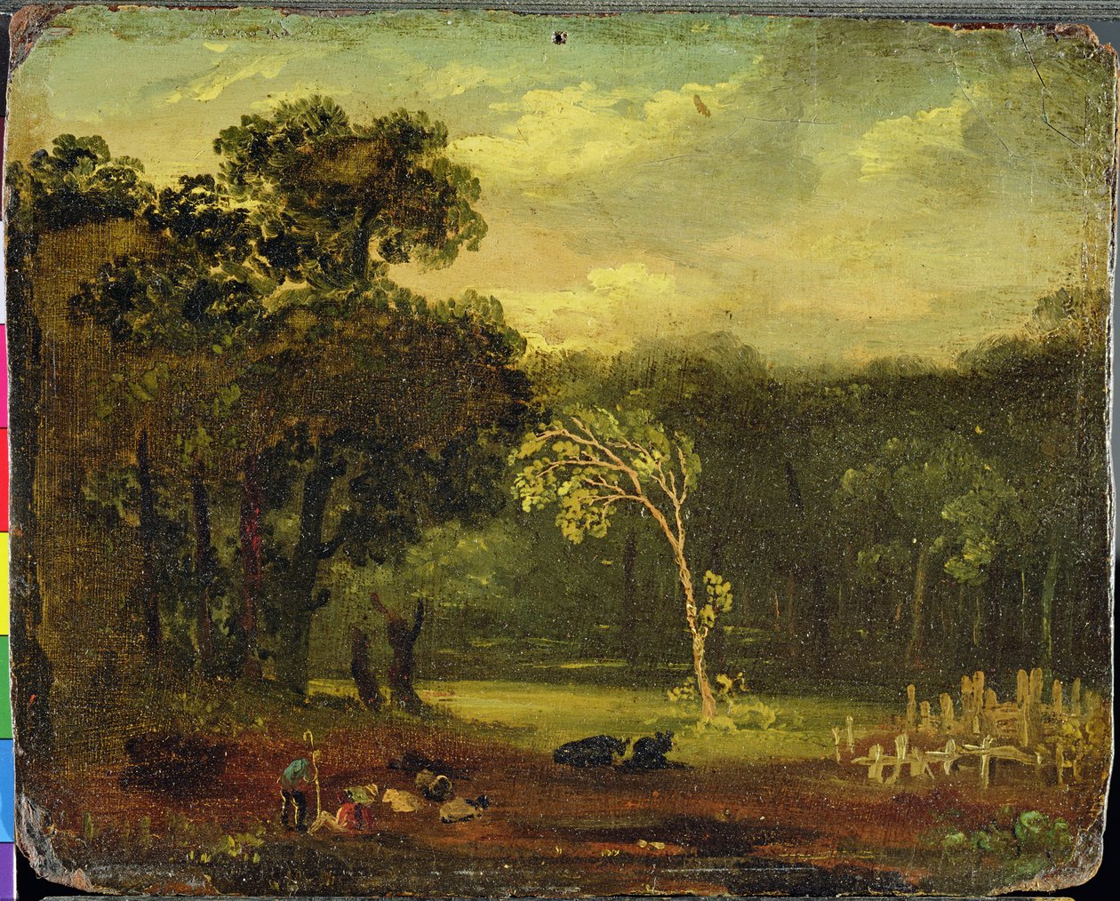 Schizzo dalla natura nel parco di Sion, 1819 da Samuel Palmer