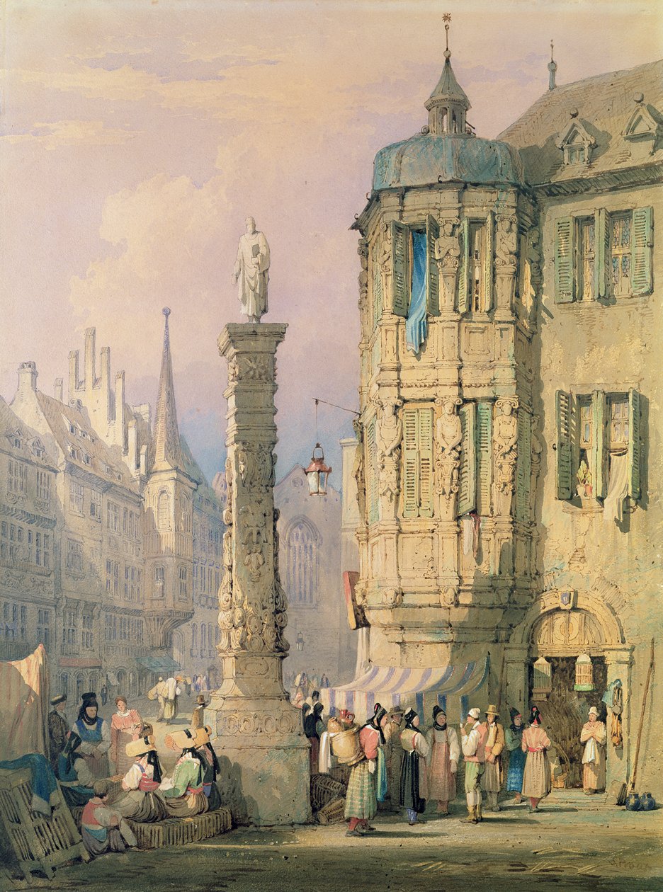 Il Palazzo Vescovile, Würzburg da Samuel Prout