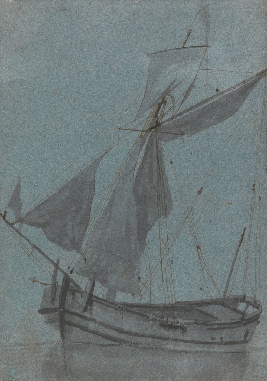 Una chiatta costiera da Samuel Scott