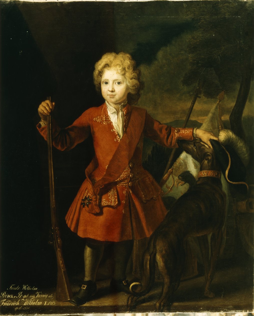 Principe ereditario Federico Guglielmo I da Samuel Theodor Gericke