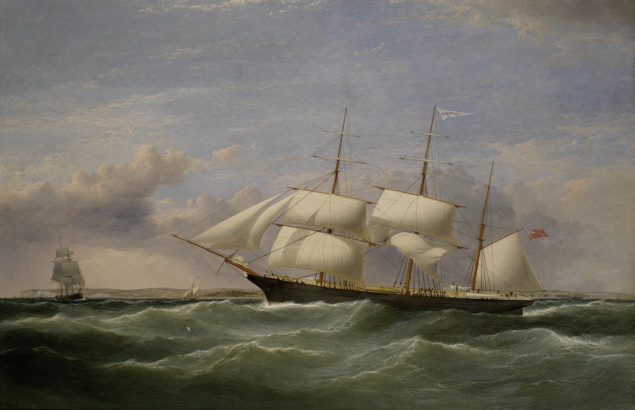 La barca Naparima in uscita da Deal da Samuel Walters