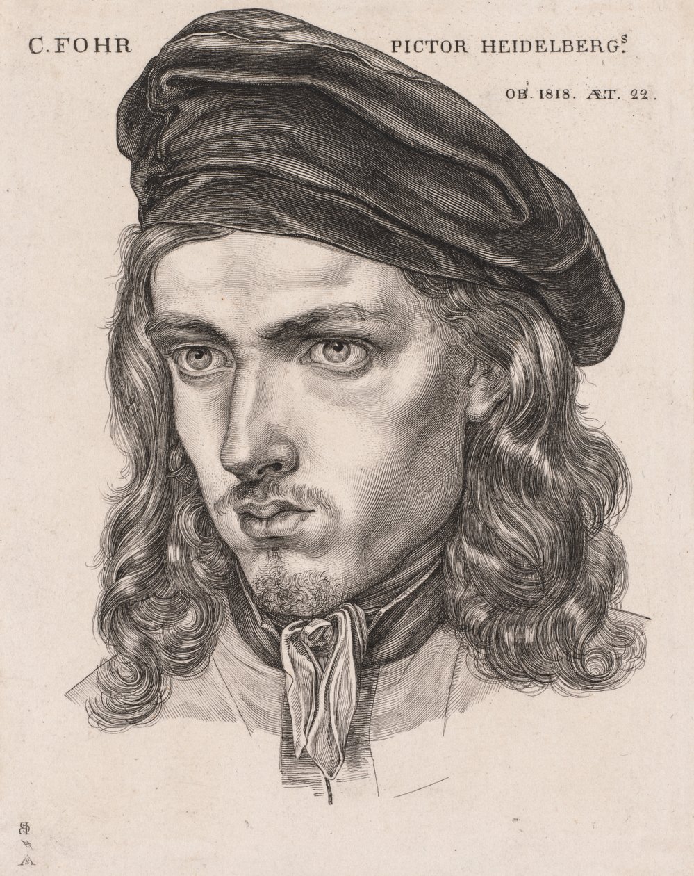 Ritratto di Carl Philipp Fohr da Samuel Amsler