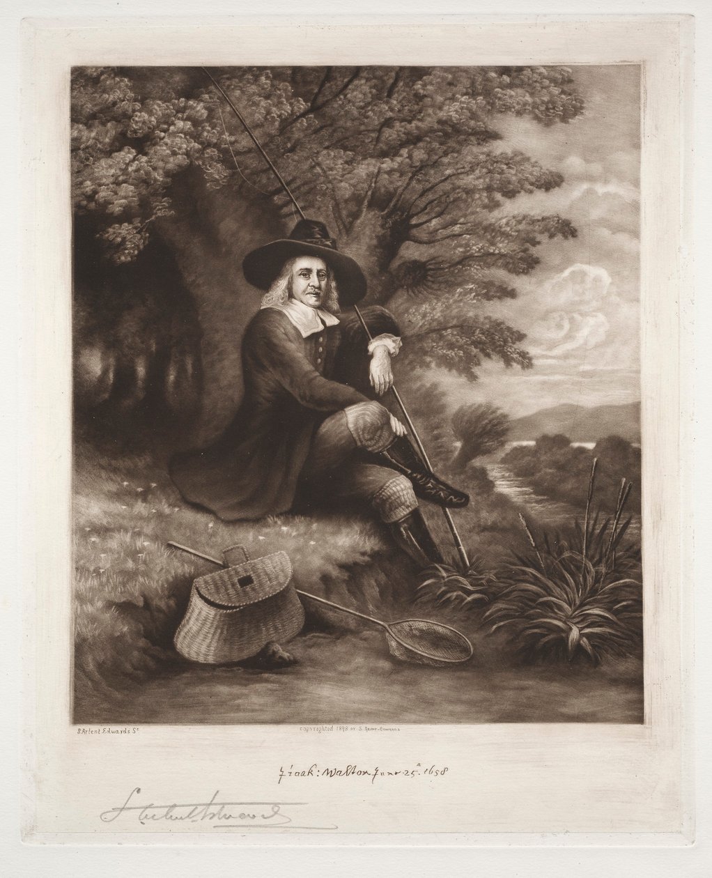 Izaak Walton, 1898 da Samuel Arlent Edwards