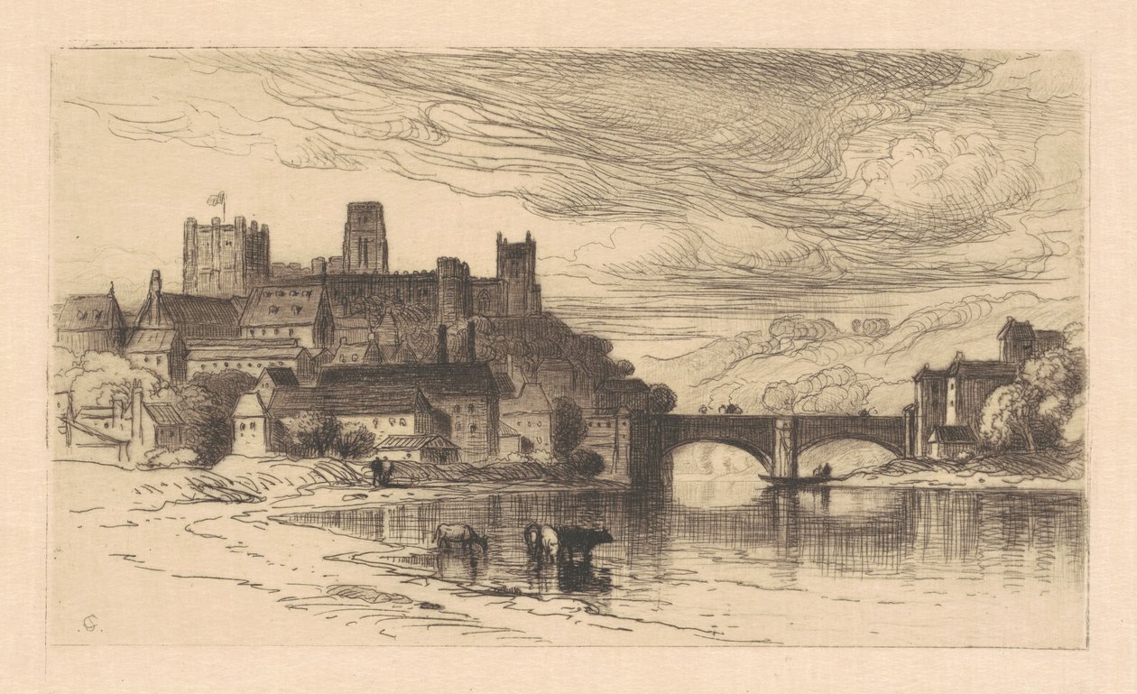 Durham, Inghilterra da Samuel Colman