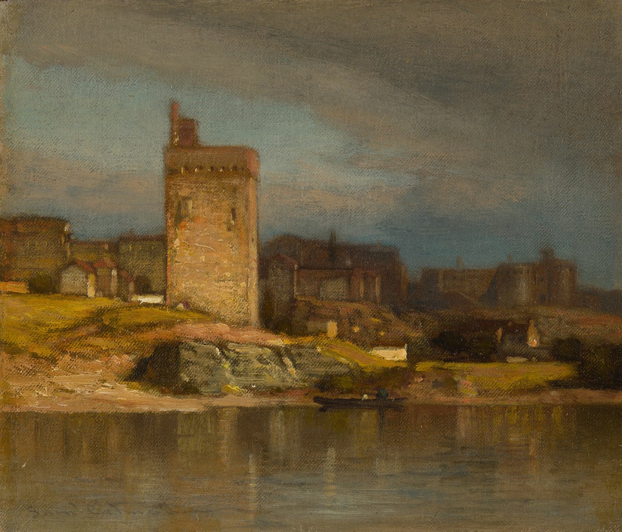 Vecchia torre ad Avignone da Samuel Colman