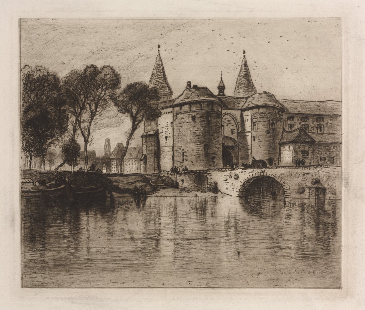 Pont de Grand, Bruges da Samuel Colman