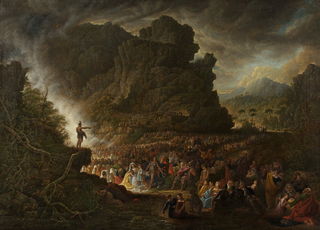San Giovanni predica nel deserto da Samuel Colman