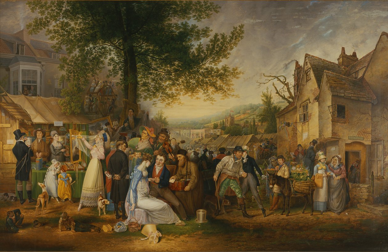 Fiera di San Giacomo, Bristol da Samuel Colman