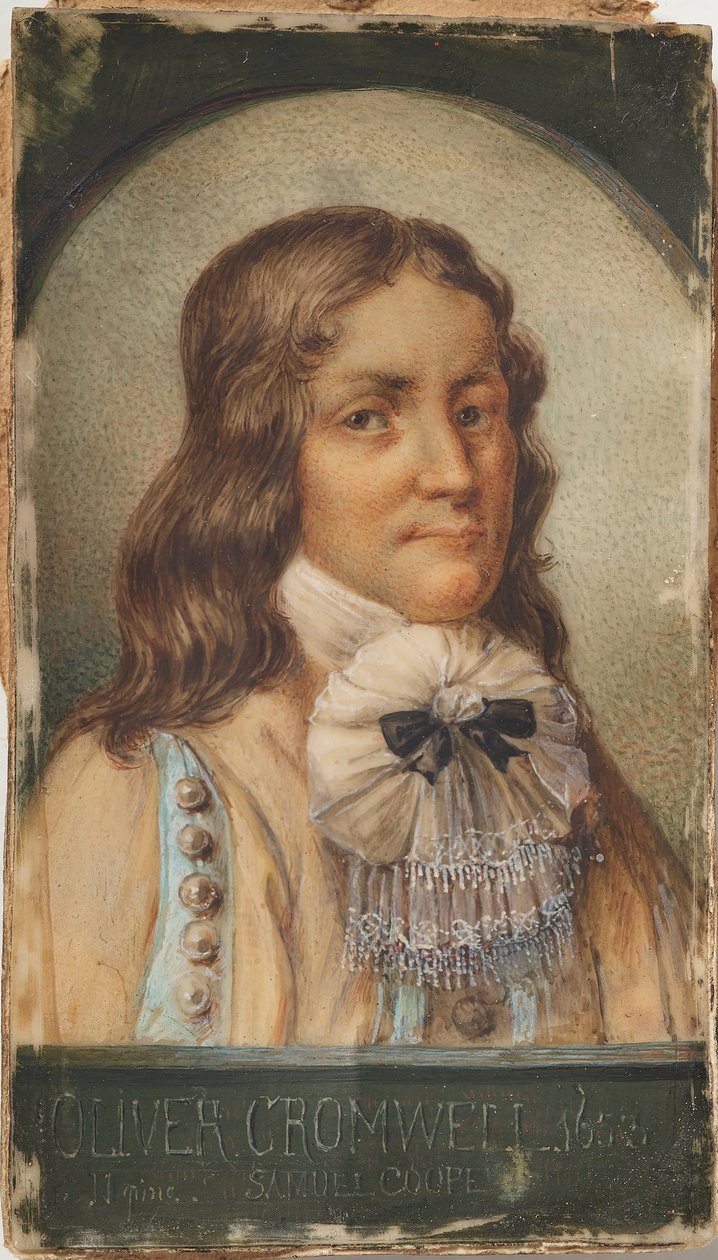 Ritratto di Oliver Cromwell 1599-1658, 1653 da Samuel Cooper