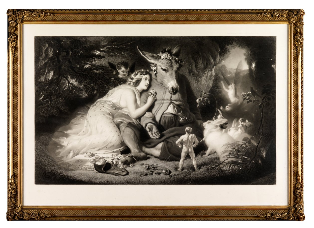 Sogno di una notte di mezza estate (mezzotinto) da Samuel Cousins