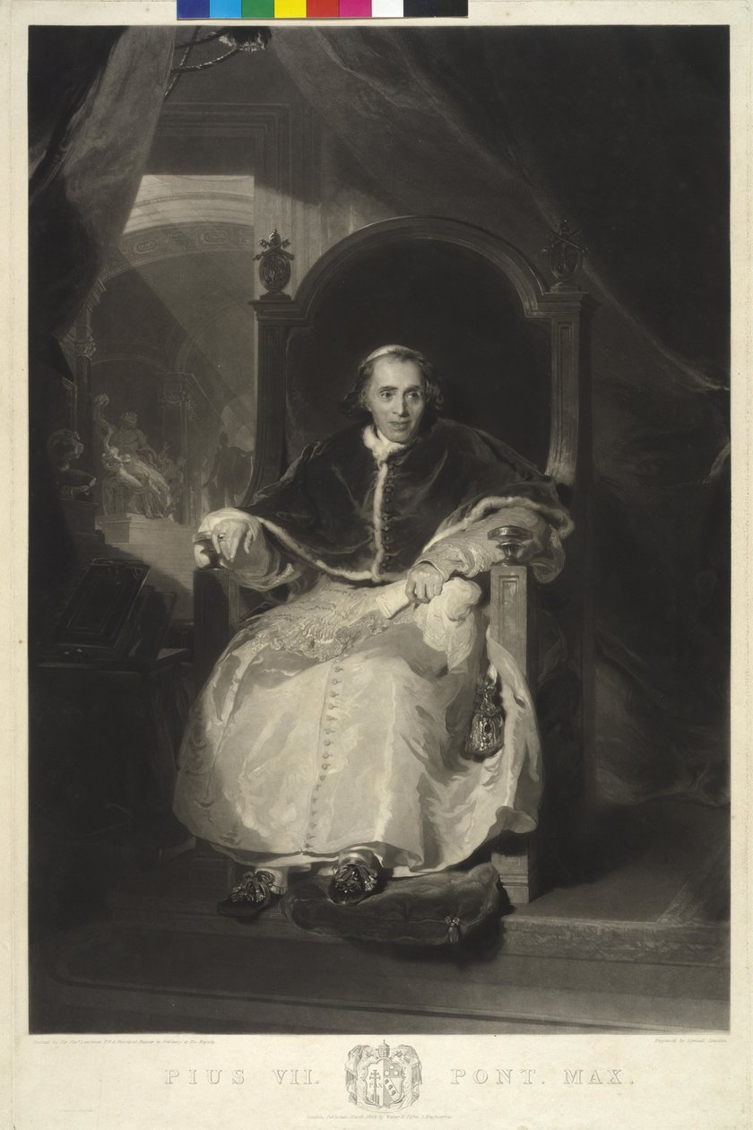 Papa Pio VII da Samuel Cousins
