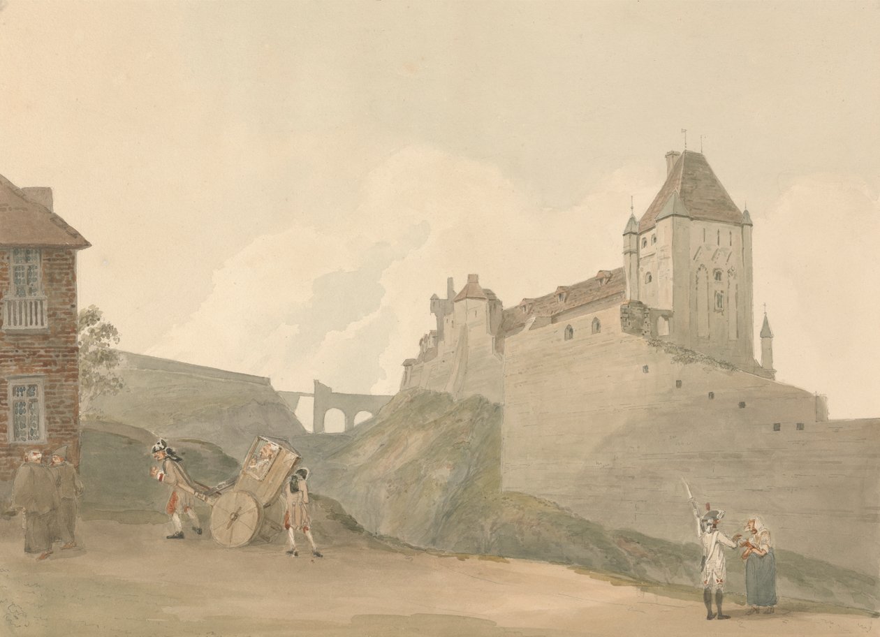Castello a Dieppe, Normandia da Samuel Davis