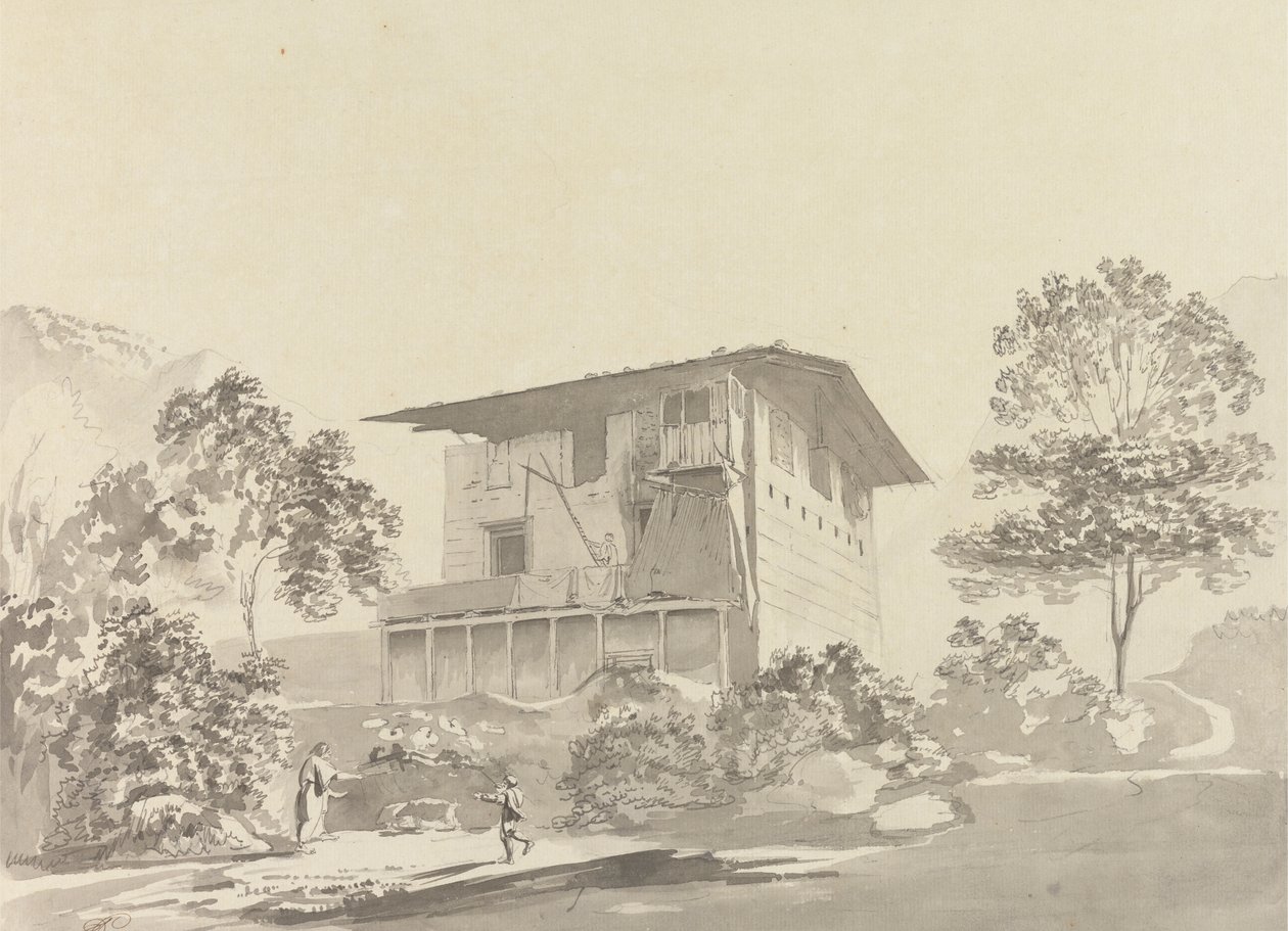 Nel Villaggio vicino a Tassisudon [Tashicho Dzong] da Samuel Davis