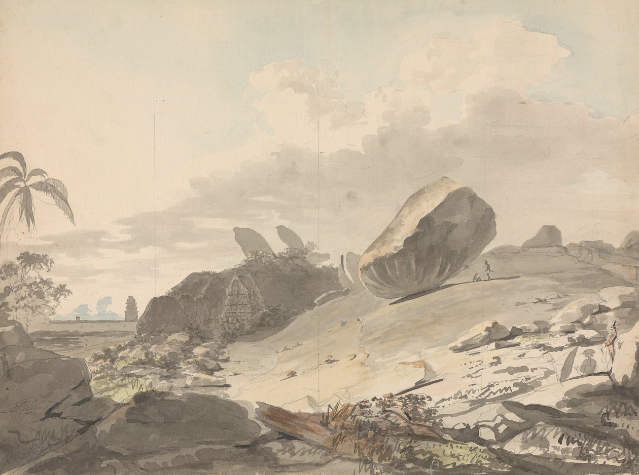 Le sette pagode, Mamallapuram da Samuel Davis