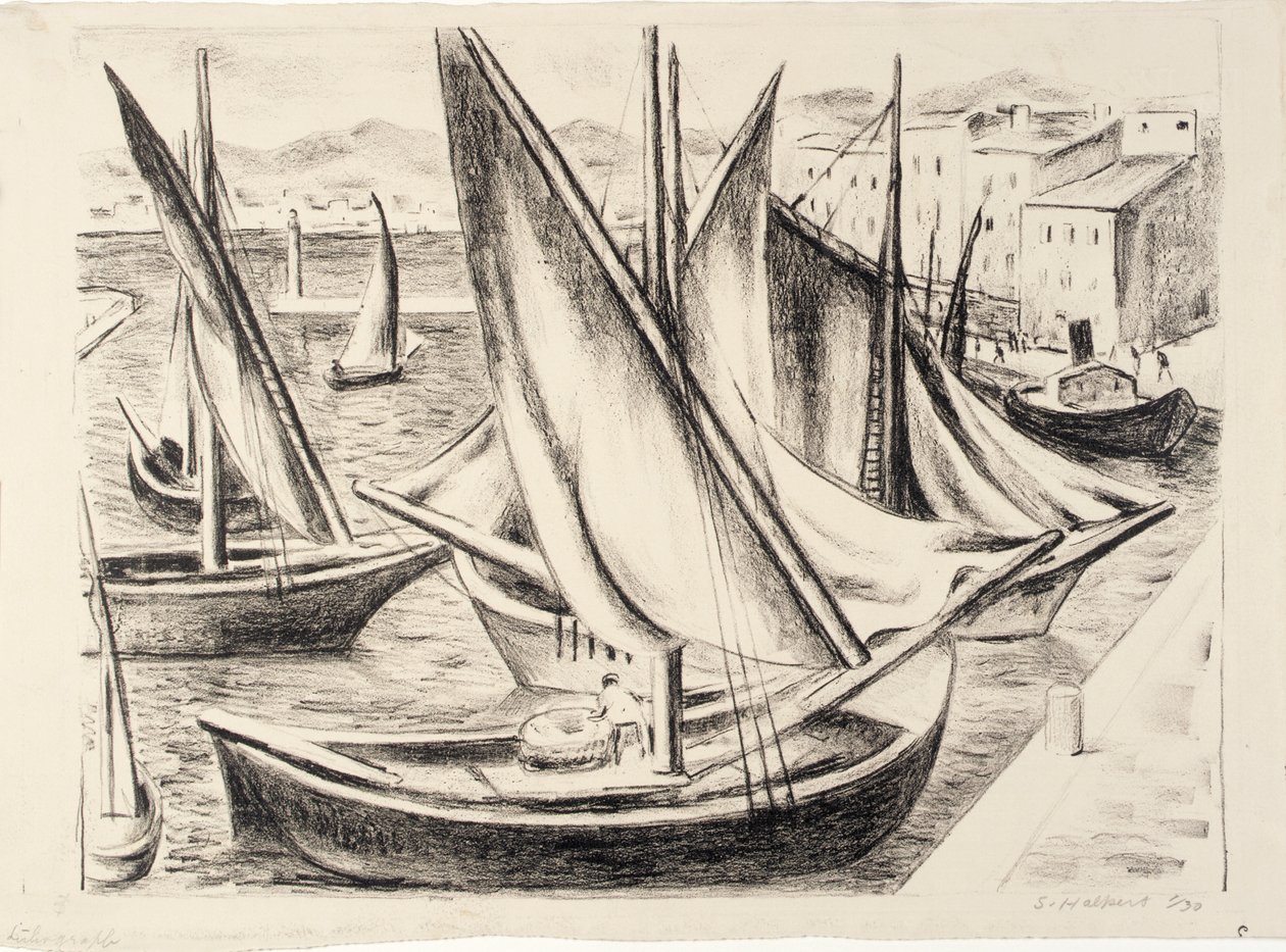 Barche, St. Tropez da Samuel Halpert
