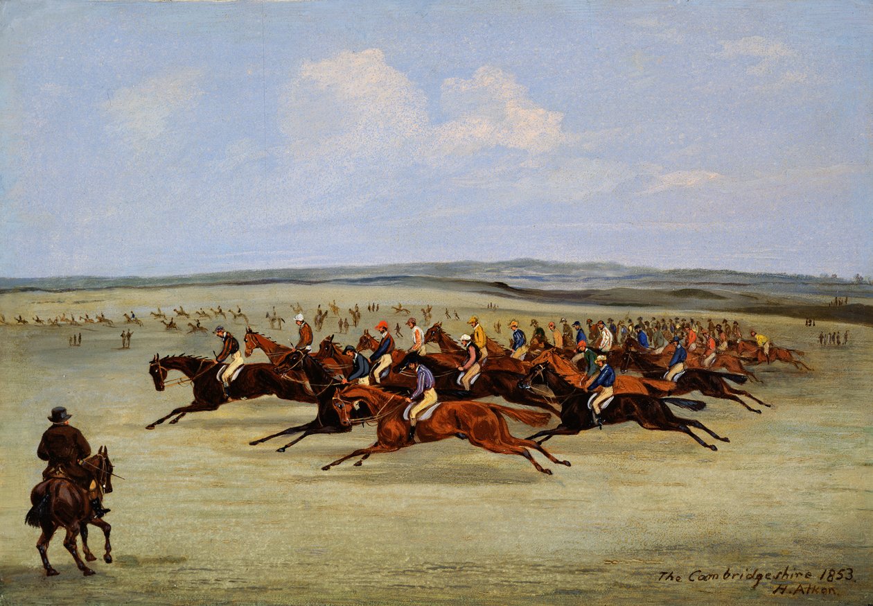 Le Cambridgeshire Stakes, 1853 da Samuel Henry Alken