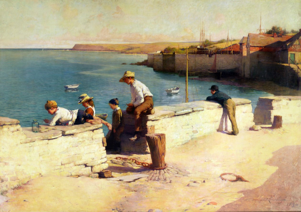Sera a Padstow, 1890 da Samuel Henry William Llewelyn