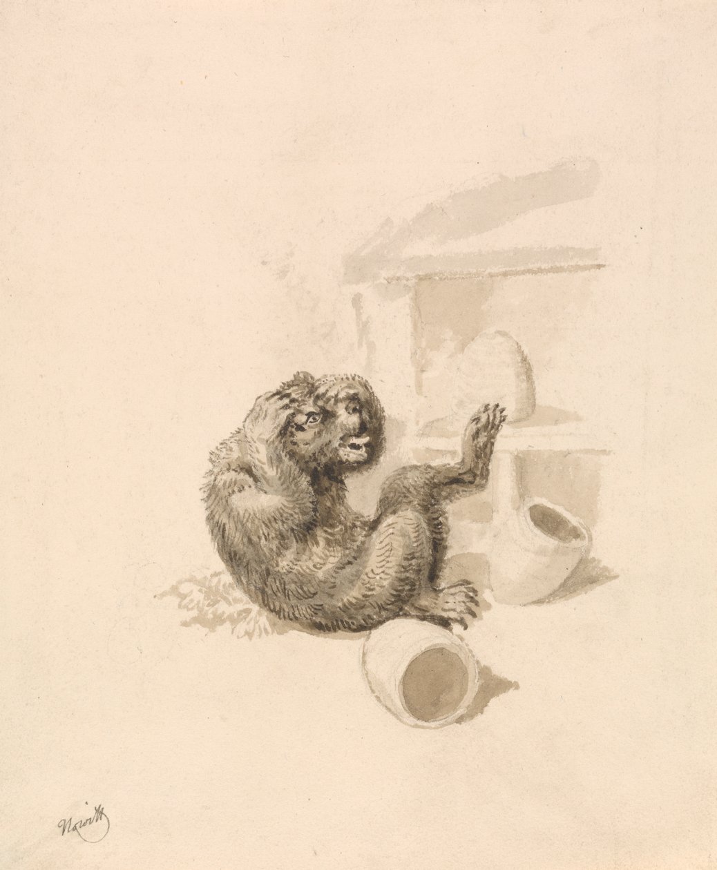 Orso e alveari da Samuel Howitt