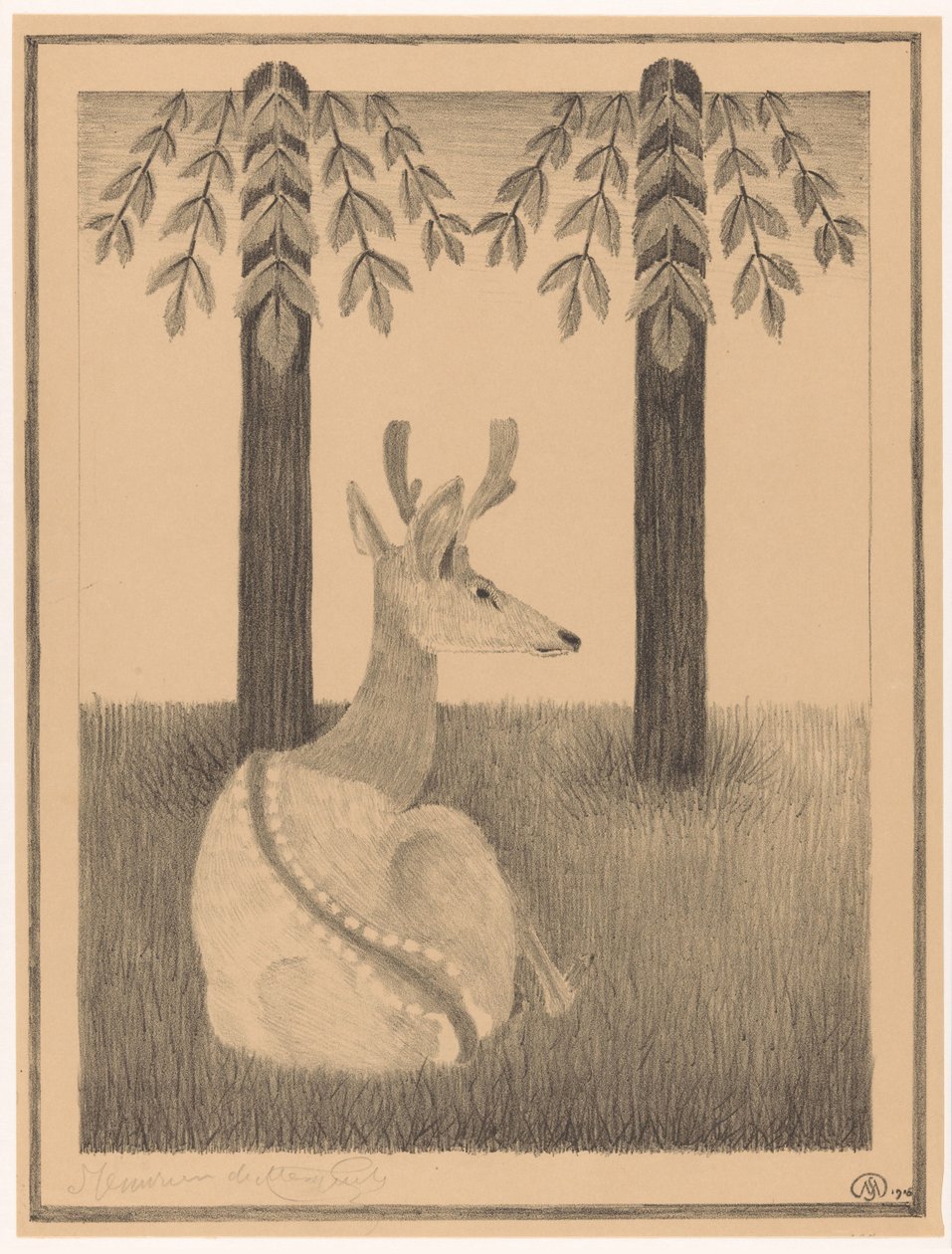 Cervo Barasingha da Samuel Jessurun de Mesquita